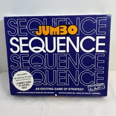 The Original Jumbo Sequence Board Game with Foldable 32″x27″ Mat COMPLETE