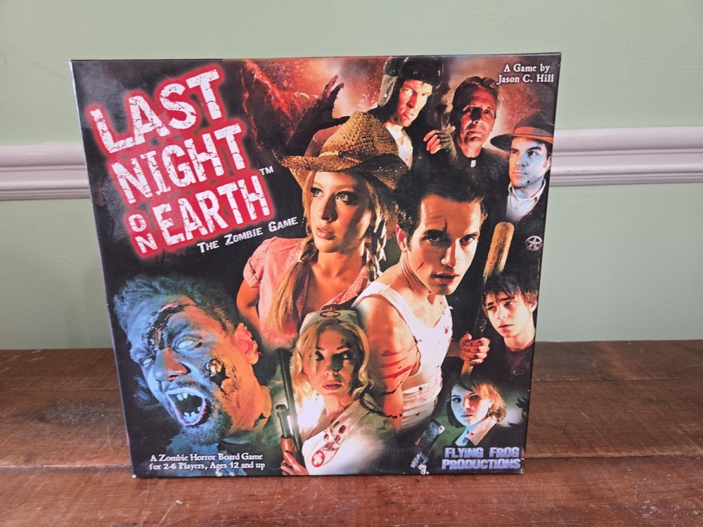 Last Night on Earth Zombie Board Game by Flying Frog INCOMPLETE FFP0101