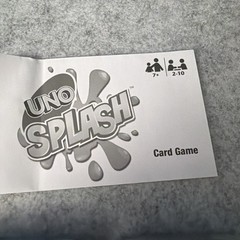 UNO Splash Card Game with Waterproof Cards and Portable Clip for Travel, Camp…