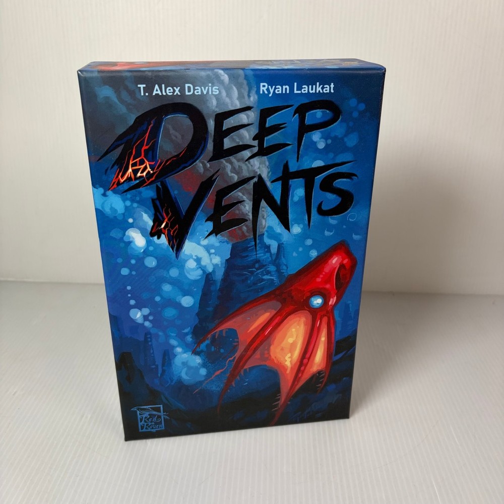 Deep Vents Red Raven Games Board Game 2-4 Players Ages 13+ Resin Plastic Tiles