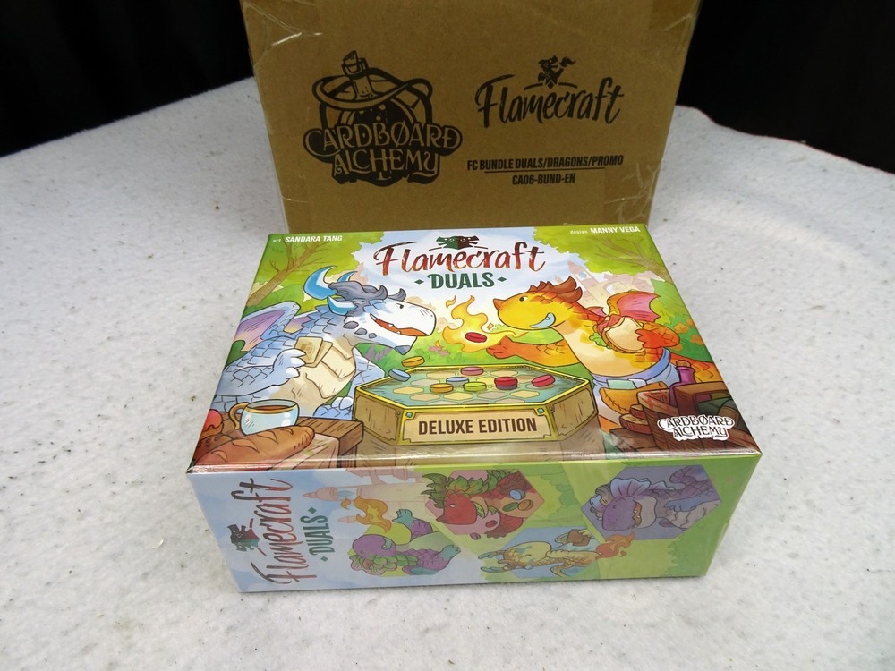 Flamecraft Duels Deluxe board game Kickstarter – new and sealed
