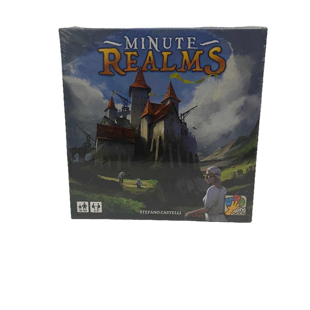 MINUTE REALMS City-Building Board Game by Castelli BRAND NEW and SEALED