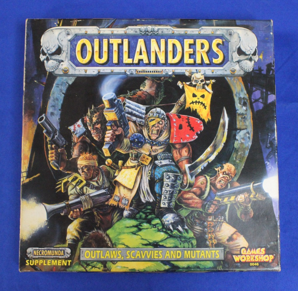 Games Workshop 1996 Outlanders Necromunda Supplement Loose Incomplete