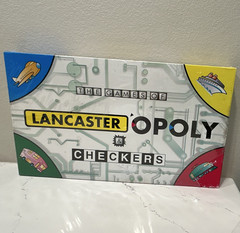 2-in-1 Board Games – Lancasteropoly & Checkers