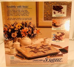 1989 Deluxe Scrabble Game Complete in Very Good Condition FREE SHIPPING