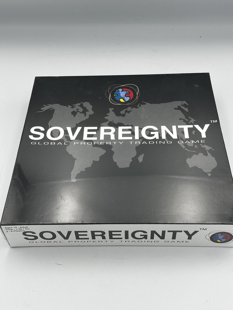 Sovereignty Global Property Trading Game Board Game New Sealed Strategy Ages 12+