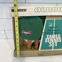 *Rare* VTG Regent Deluxe Tournament Table Tennis Set Orig Box Ping Pong UNUSED