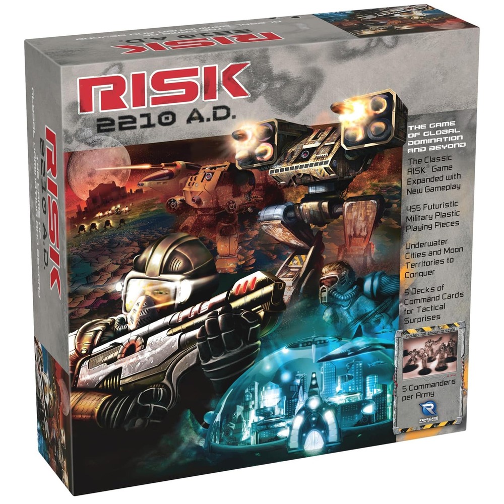 Renegade Game Studios: Risk 2210 A.D. – Risk Gameplay, New Twists, Mechs, Underw