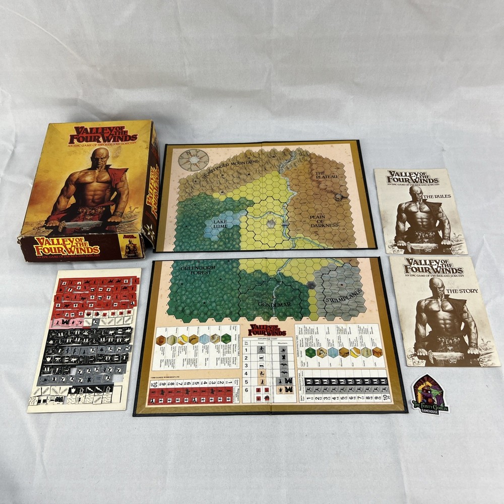 Valley of the Four Winds Game Swords Sorcery Games Workshop 1980