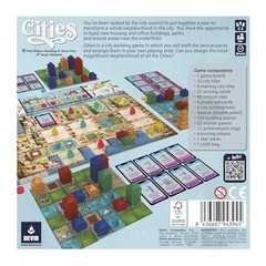 Cities City Building Board Game for 2 to 4 Players Ages 10 and Up