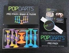 NEW Pop Darts Pro Pack | Bleen & Yurple Set Indoor Popdarts Family Game