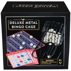 Bingo Game Cage Deluxe Metal Numbered Balls Cards Daubers Spin Master Games Ages