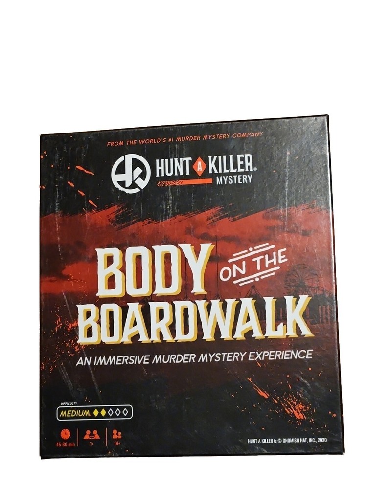 Hunt A Killer Body On The Boardwalk, Immersive Murder Mystery Game