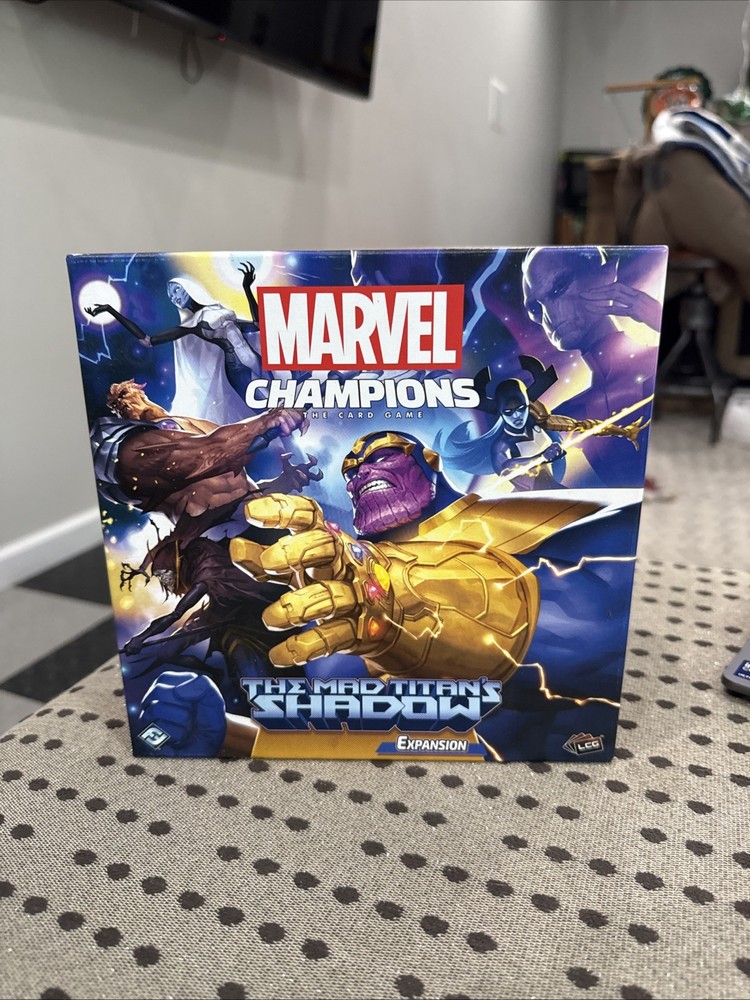 Fantasy Flight Games Marvel Champions Mad Titans Shadow Open Box Complete?