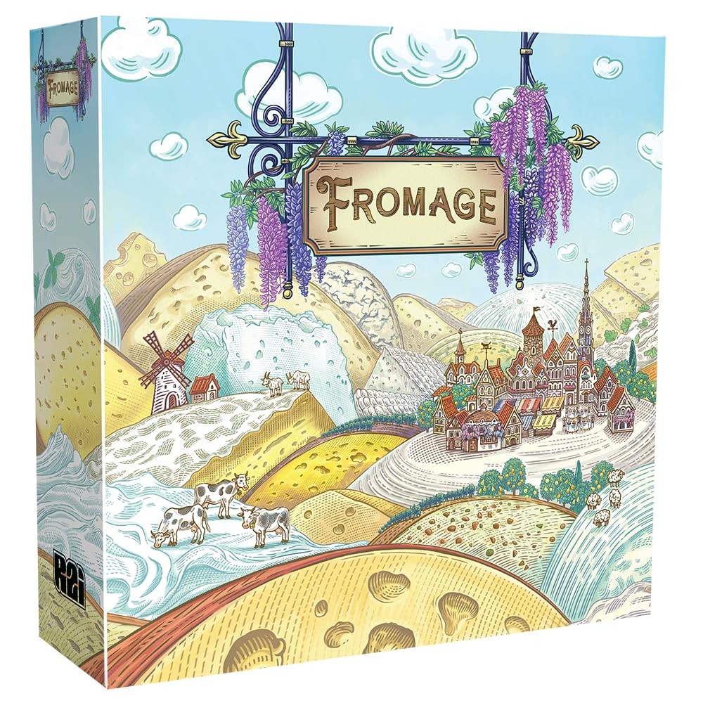 Fromage Board Game – French Cheesemaking Strategy Game, Worker-Placement, Res…