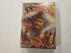 Avalon Hill 1991: BLACKBEARD – Game of Piracy in the Golden Sail Age (PUNCHED)