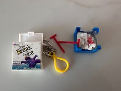 Vintage Keychain Board Games Hasbro Mattel Mouse Trap Operation Hippos & more