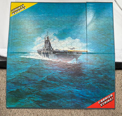 Milton Bradley Carrier Strike Complete Board Game Naval Military Strategy #4713