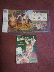 UNCLE WIGGILY BOARD GAME VTGE 1988 MB COMPLETE & 1946 Book/Baker Cat