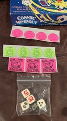 Vintage Cosmic Wimpout Dice Game C3 Inc. 1984 Rare And All Stickers None Missing