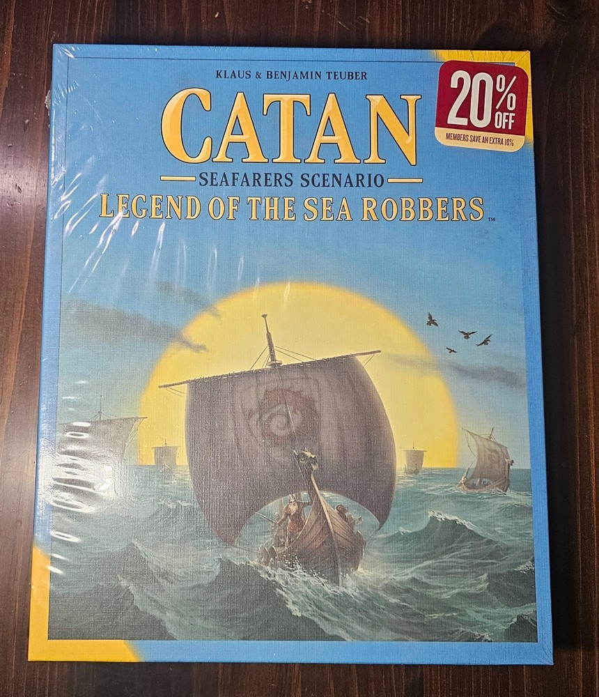 Catan Seafarer Scenario Legends of the Sea Robbers Expansion Strategy Board Game