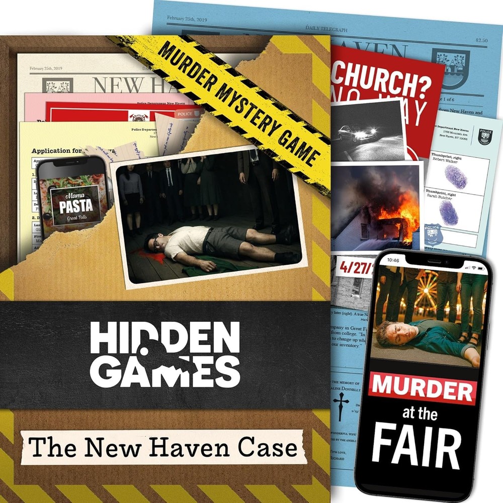 Interactive Cold Case Detective Game for Teens & Adults – Solve the Mystery!
