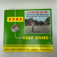 Vintage APBA Pro Golf Board Game w/ 18 Hole Course & Player Cards Unused VGC
