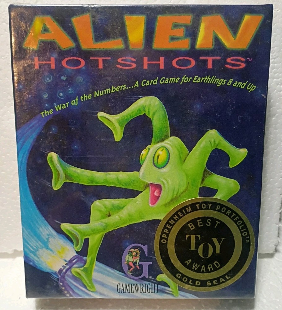 New Alien Hotshots Card / Board Game Gamewright Best Toy Award Out Of Print