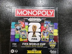 Monopoly Panini Prizm FIFA World Cup Board Game Includes 1 Starter & 2 Prizm Pk