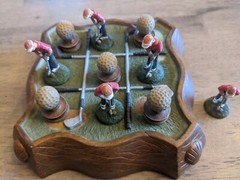 5.5″ DILLARD’S GOLF TIC TAC TOE GAME SET NEW OPEN BOX
