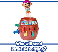 TOMY Pop-Up Pirate Board Game – Fun Family Game Night Activity for Kids Ages 4+