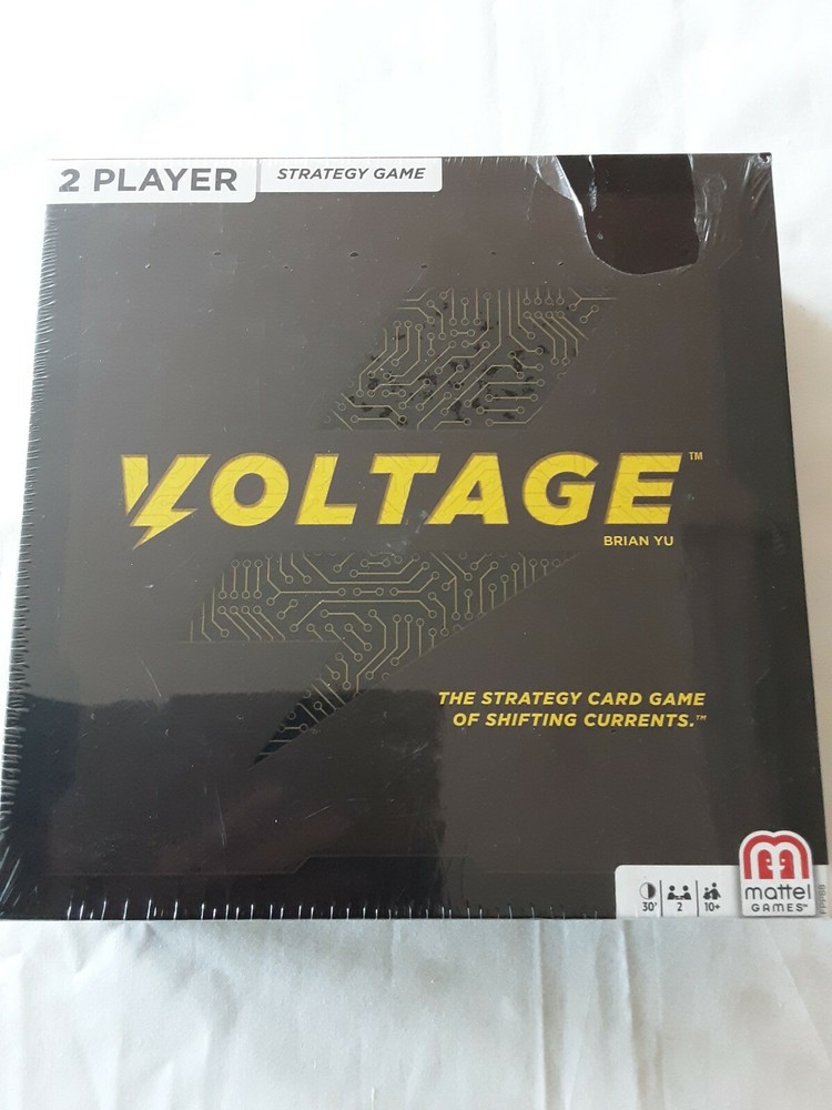 Mattel Voltage 2 Player Fast Paced Strategy Card Game BRAND NEW IN BOX!