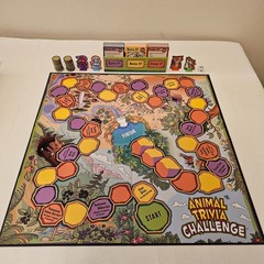 Animal Trivia Challenge board game Animal Facts: “Know It, Name It, or Rank It”