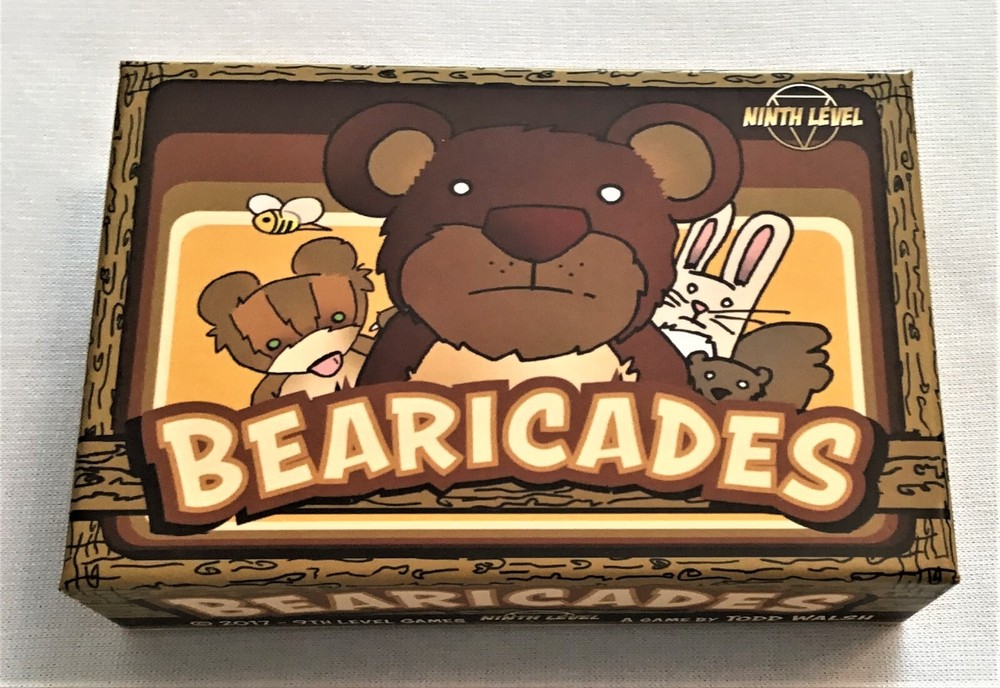 Bearicades Survival of the Forest Strategy Card Game by 9th Level Games, EUC