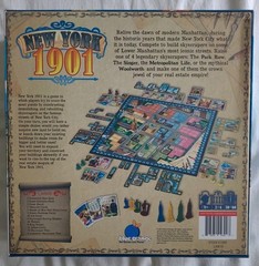 New York 1901 Board Game Blue Orange City Scyscraper Family Building Strategy Co