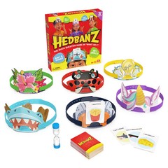 Spin Master Games, Hedbanz 2023 Edition with New Cards, Picture Guessing Board