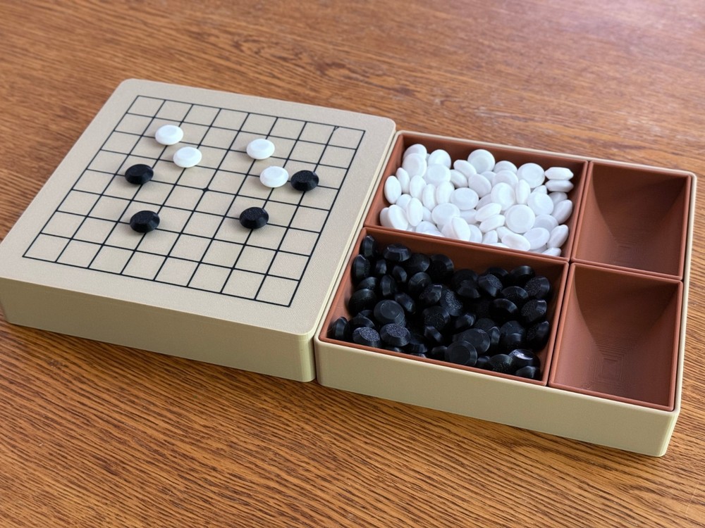 Go Board Game 9×9 Compact Travel-Size Set