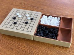 Go Board Game 9×9 Compact Travel-Size Set