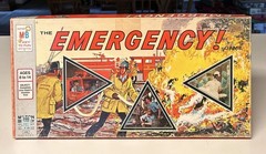 Vintage 1973 Milton Bradley The Emergency! Board Game Incomplete