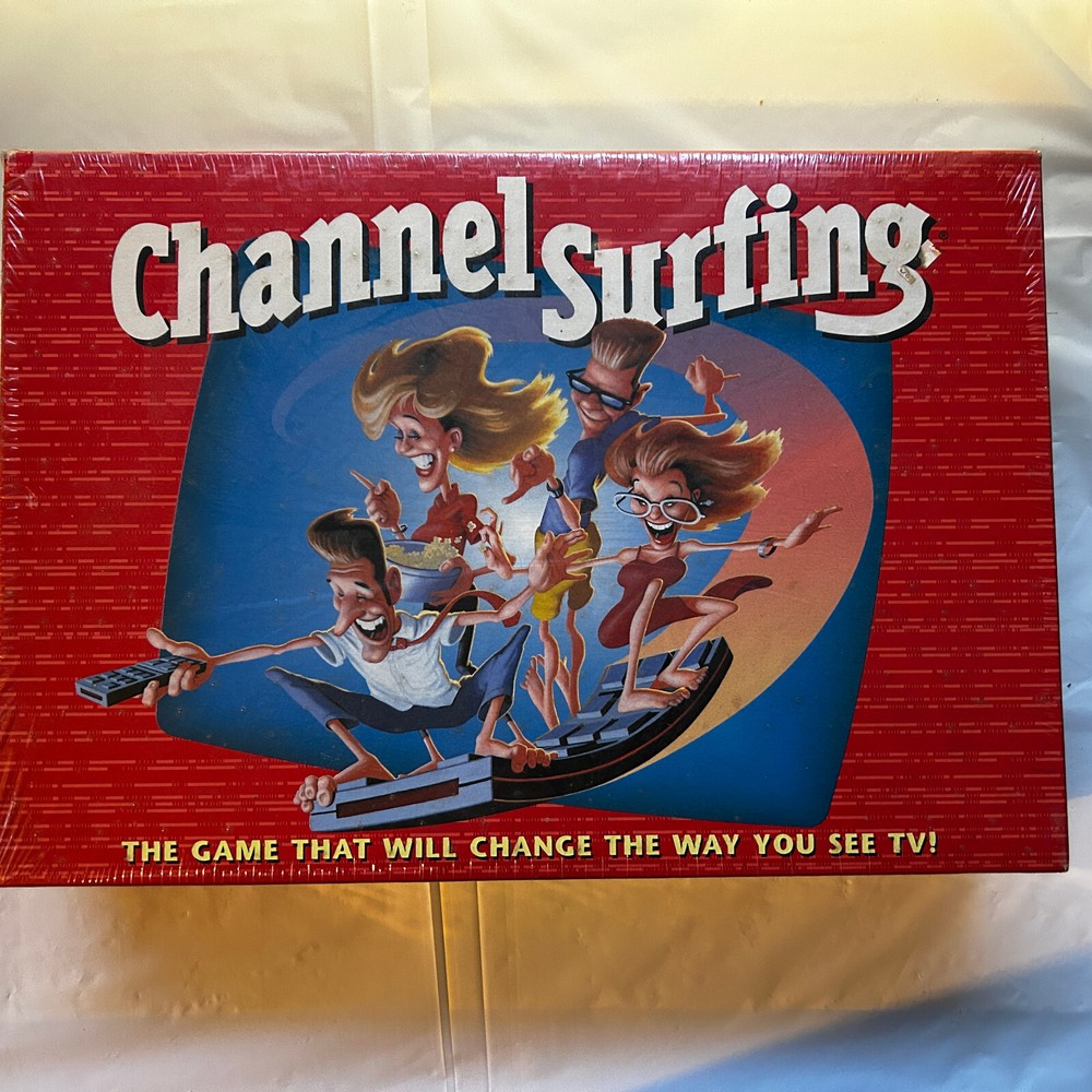 Channel Surfing Game Milton Bradley 12+ TV 1 Or More Players 1994 NIB Sealed