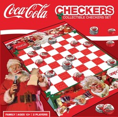 MasterPieces – Coca-Cola Holiday Checkers Board Game