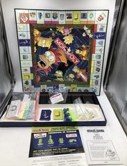 The Simpsons Treehouse Of Horror Collectors Monopoly *RARE Misprint Instructions