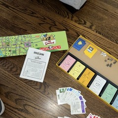 Hasbro Monopoly The Simpsons Edition Board Game Complete