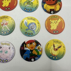 Pokemon Pogs Collectible Set Various Characters & Animals Lot Of 23