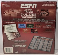 ESPN All Sports Trivia Challenge Tailgate Edition 750 Questions Ages 13+ Sealed