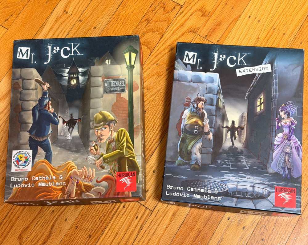 Mr. Jack + Extension Pack expansion (2 Player Board game)