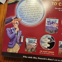 2005 CLUE Mysteries Decoding Detective Board Game New Sealed Box w/Outer Sleeve