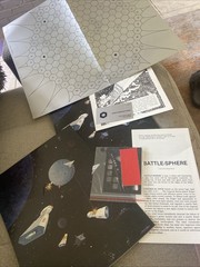 Tabletop Sci-Fi Wargame 1978 Sten Productions Battle-Sphere Complete Punched