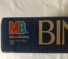 Vintage BINGO Game 1987 Milton Bradley Classic Number Calling New Sealed RARE
