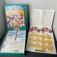Stir Crazy! Italian The Sane Way to Entertain Dinner Party Game 1996 Retired